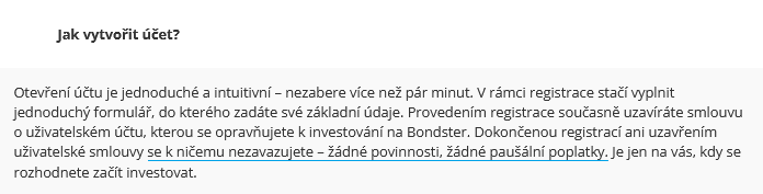 Žádné paušální poplatky