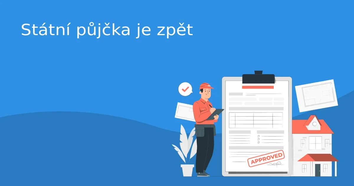 Státní půjčka je zpět. Tentokrát bezúročná a jen na úsporné bydlení